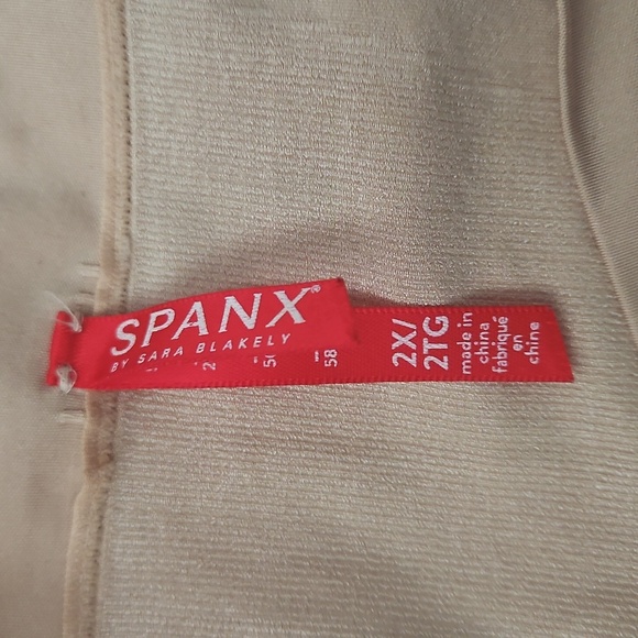 Spanx On Core High waisted- Mid Thigh  Soft Nude Body Shaper Sz XL/2XL - Picture 5 of 6